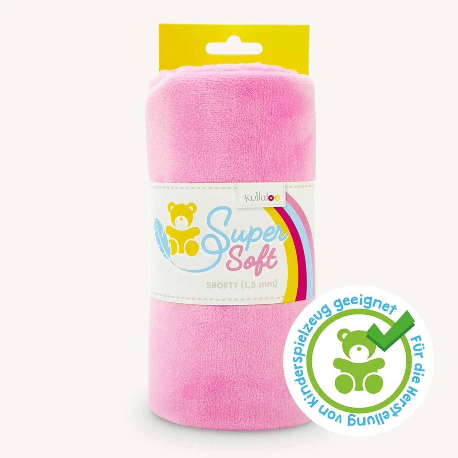 Kullaloo Plüsch SOFT SHORTY - Rosa - 1,5 mm Flor | Stoffe & Meterware 3 Kullaloo Plüsch SOFT SHORTY - Rosa - 1,5 mm Flor | Stoffe & Meterware