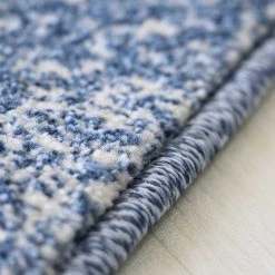 Kurzflor-Teppich - blau - 80x150 cm | Moderner Wohnzimmerteppich -Heimtextilien Verkäufe 9002844000 03 1600Wx1600H