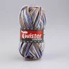 Wolle TWISTER SPORT 50 - blau-beige - 50 g - Hochwertige Strickwolle für Sportbekleidung -Heimtextilien Verkäufe 9002871900 1600Wx1600H