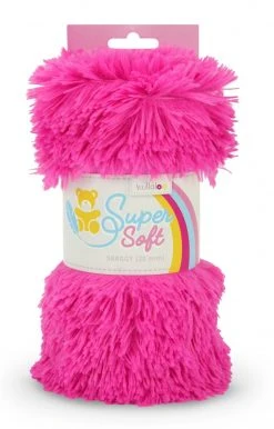 Kullaloo Plüsch SKAGGY - pink - 20 mm Flor | Hochwertige Stoffe & Meterware