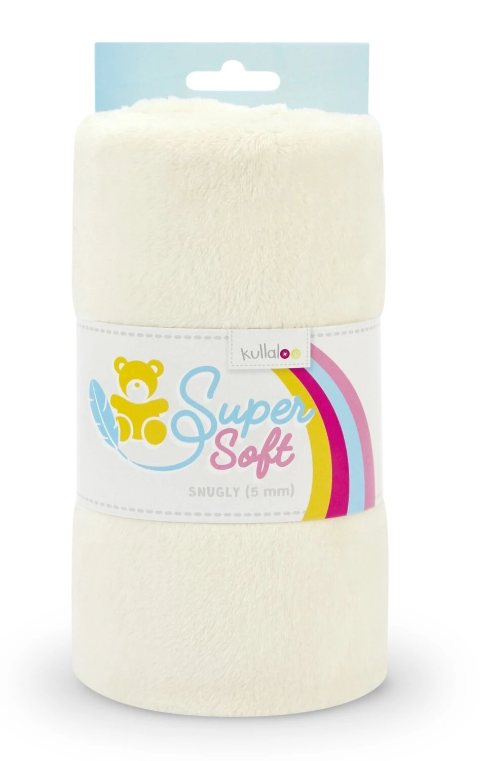 Kullaloo Plüsch SNUGLY - wollweiß - 5 mm Flor | Hochwertiger Plüschstoff 3 Kullaloo Plüsch SNUGLY - wollweiß - 5 mm Flor | Hochwertiger Plüschstoff