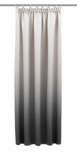 Fertigschal Anthrazit 135x245 cm - Blickdichte Gardine für perfekten Sichtschutz