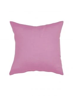 3er-Set Sofakissen mit Reißverschluss - Malve - 40x40 cm - Hochwertige Kissen für Wohnzimmer