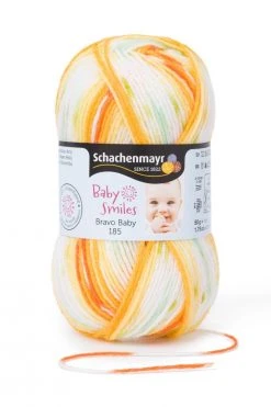 Wolle BRAVO BABY 185 - Leonie Farbe - 50g | Hochwertige Strickwolle für Babykleidung
