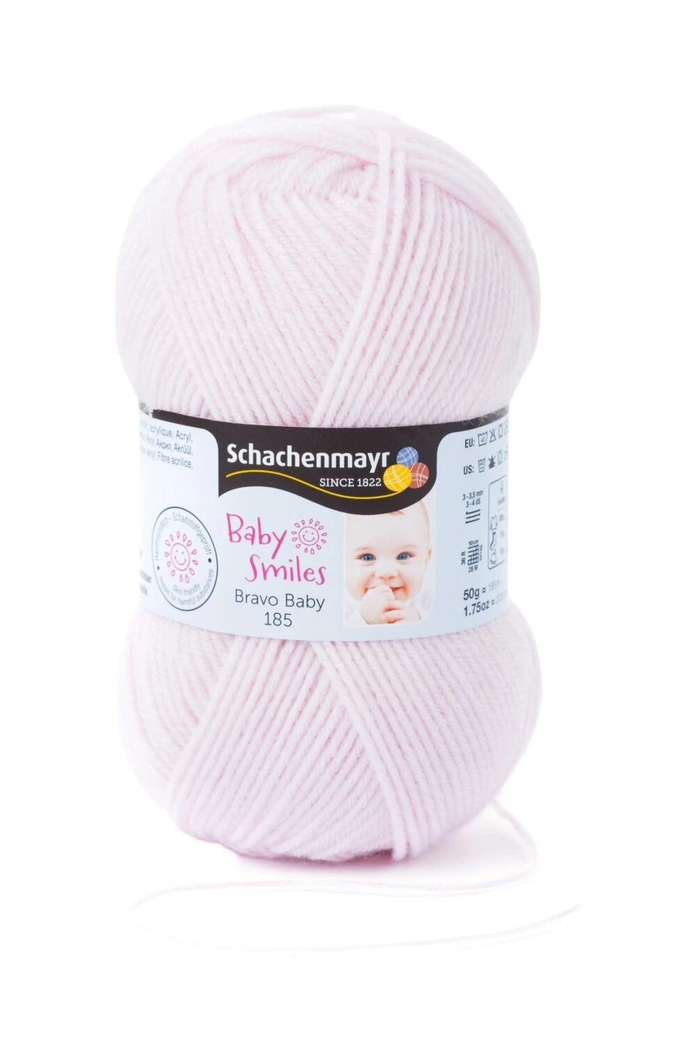 Wolle BRAVO BABY 185 - Rosa - 50g | Hochwertige Babywolle zum Stricken & Häkeln 3 Wolle BRAVO BABY 185 - Rosa - 50g | Hochwertige Babywolle zum Stricken & Häkeln