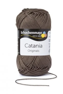 Wolle CATANIA - fango - 50g | Hochwertige Strickwolle für kreative Projekte