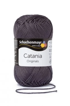 Wolle CATANIA - Anthrazit - 50g - Hochwertige Strickwolle für kreative Projekte