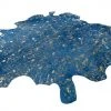 Lederteppich GLAM 410 - blau-gold - 1,35-1,65 qm -Heimtextilien Verkäufe 9003633800 1600Wx1600H