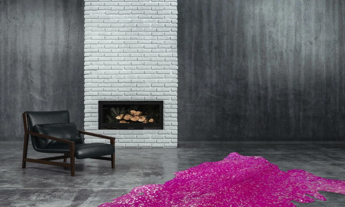 Lederteppich GLAM 410 - violett-silber - 1,35-1,6 m² | Premium Leder- & Fellteppiche 4 Lederteppich GLAM 410 - violett-silber - 1,35-1,6 m² | Premium Leder- & Fellteppiche – Bild 2