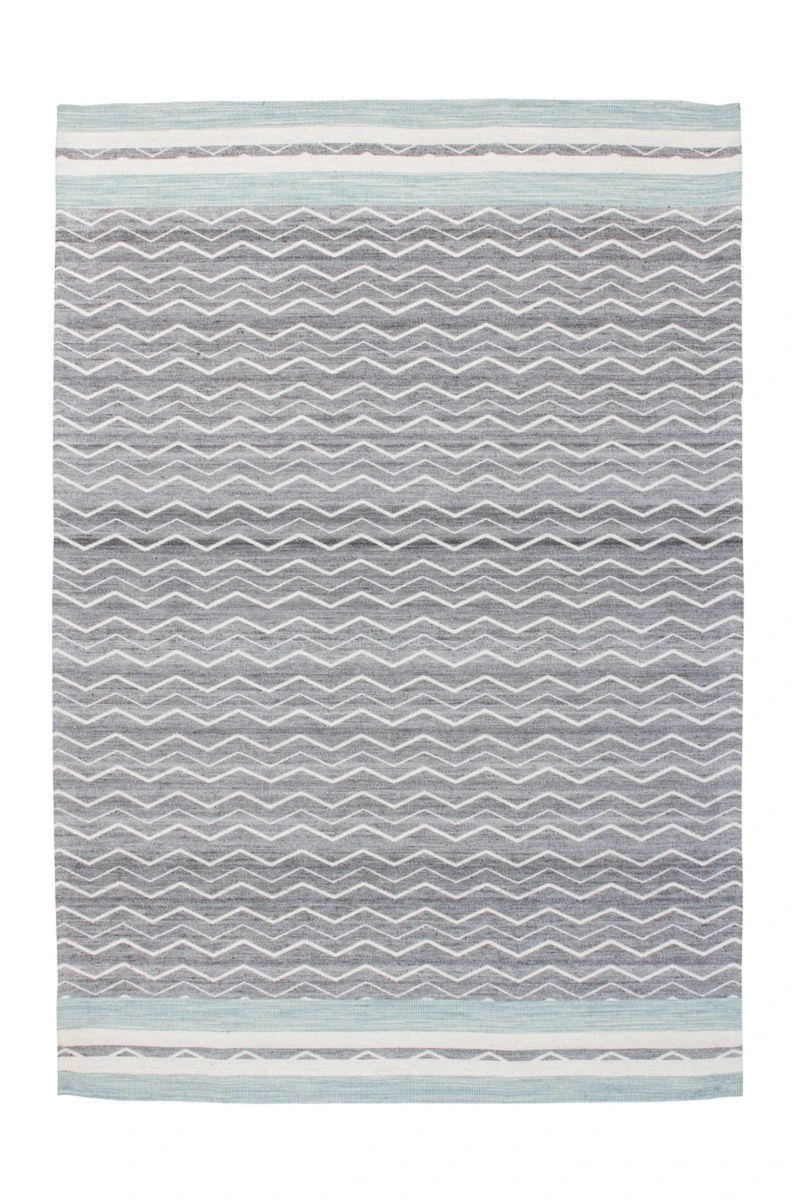 Teppich MIRAGE - blau-grau - Kurzflor - 160x230 cm | Hochwertiger Kurzflorteppich für Wohnzimmer & Schlafzimmer 6 Teppich MIRAGE - blau-grau - Kurzflor - 160x230 cm | Hochwertiger Kurzflorteppich für Wohnzimmer & Schlafzimmer – Bild 4