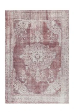 Teppich Elfenbein, Vintage-Look, 140x200 cm - Perfekter Kurzflorteppich für stilvolles Wohnen -Heimtextilien Verkäufe 9003641100 04 1600Wx1600H