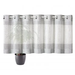 Ösenbistro Scheibengardine - Anthrazit - 140x50cm | Elegant & Modern -Heimtextilien Verkäufe 9003685400 03 1600Wx1600H