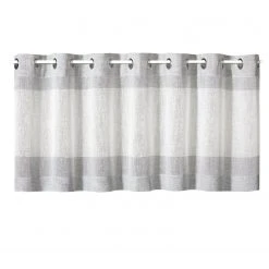 Ösenbistro Scheibengardine - Anthrazit - 140x50cm | Elegant & Modern