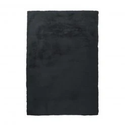 Kunstfell-Teppich - Kaninchenfell-Haptik - anthrazit - 120x170 cm -Heimtextilien Verkäufe 9003769100 09 1600Wx1600H