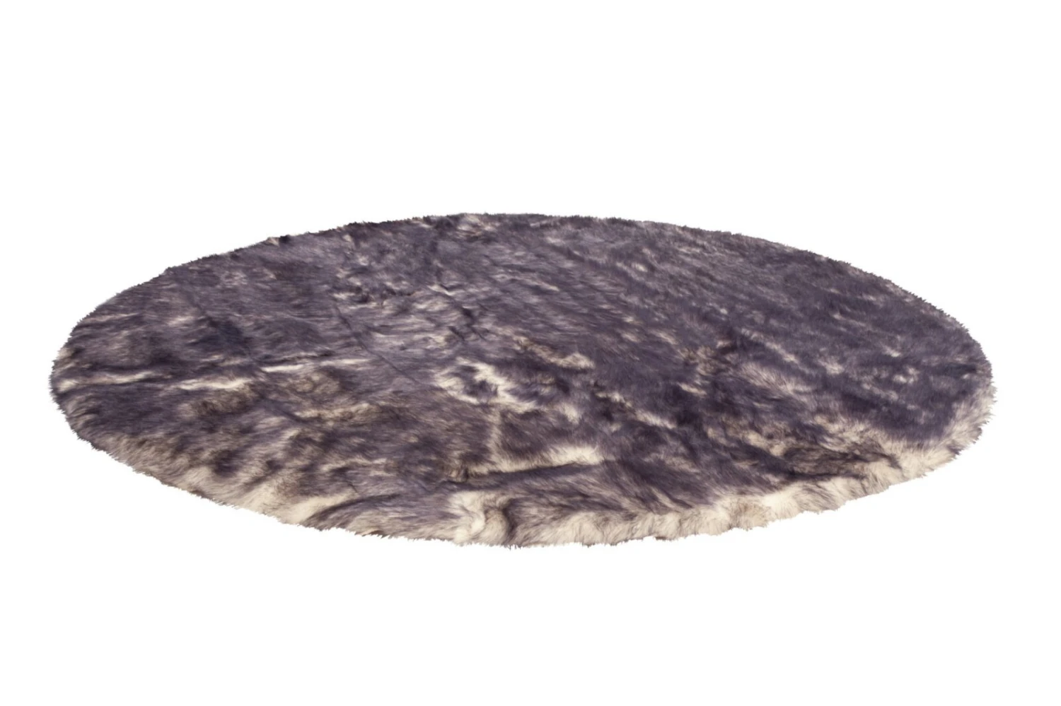 Teppich CROWN 110 - weiß-lila - 160 cm - Shaggyteppich für Wohnzimmer 3 Teppich CROWN 110 - weiß-lila - 160 cm - Shaggyteppich für Wohnzimmer