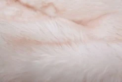 Teppich CROWN 110 - weiß-puderrosa - ca. 160 cm | Shaggyteppiche | Wohnaccessoire -Heimtextilien Verkäufe 9003889300 03 1600Wx1600H