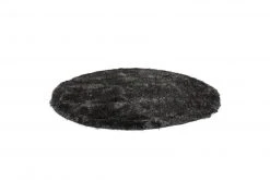 Teppich DIAMOND - anthrazit - 120 cm | Luxuriöser Shaggyteppich für stilvolles Wohnen