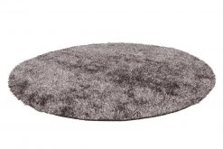 Teppich DIAMOND - Champagner Shaggy Teppich 120 cm - Luxuriöser Wohnzimmerteppich