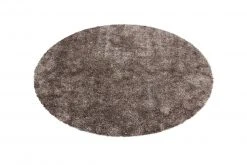 Teppich DIAMOND - taupe - 120 cm | Luxuriöser Shaggyteppich für stilvolles Wohnen