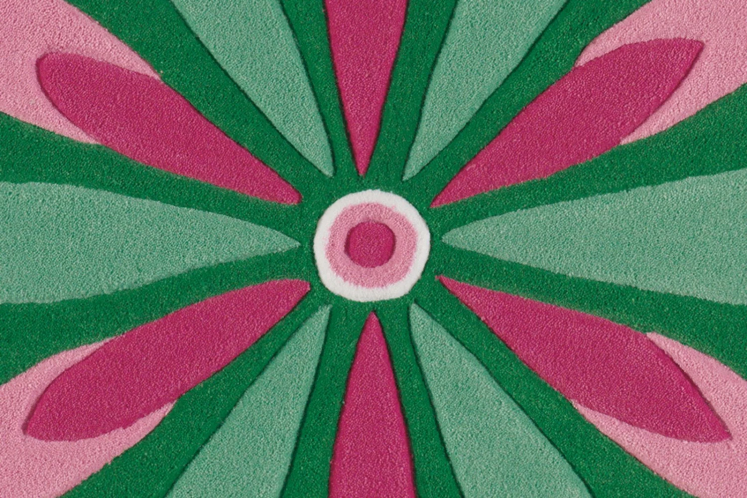 Teppich JOY 4184 - Dunkelgrün-Rosa - Ø 100 cm | Kinder- & Spielteppich 5 Teppich JOY 4184 - Dunkelgrün-Rosa - Ø 100 cm | Kinder- & Spielteppich – Bild 3