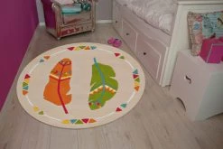Kinderteppich SPIRIT LOXLY - Leuchtet im Dunkeln - 130 cm - Spielteppich für Kinderzimmer -Heimtextilien Verkäufe 9003892200 04 1600Wx1600H