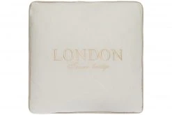 Kissen LONDON TOWER BRIDGE - Weiß - 45x45 cm | Hochwertiges Sofakissen