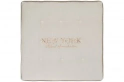 Sitzkissen NEW YORK - Beige 40x40 cm - Bequemes Esszimmerkissen