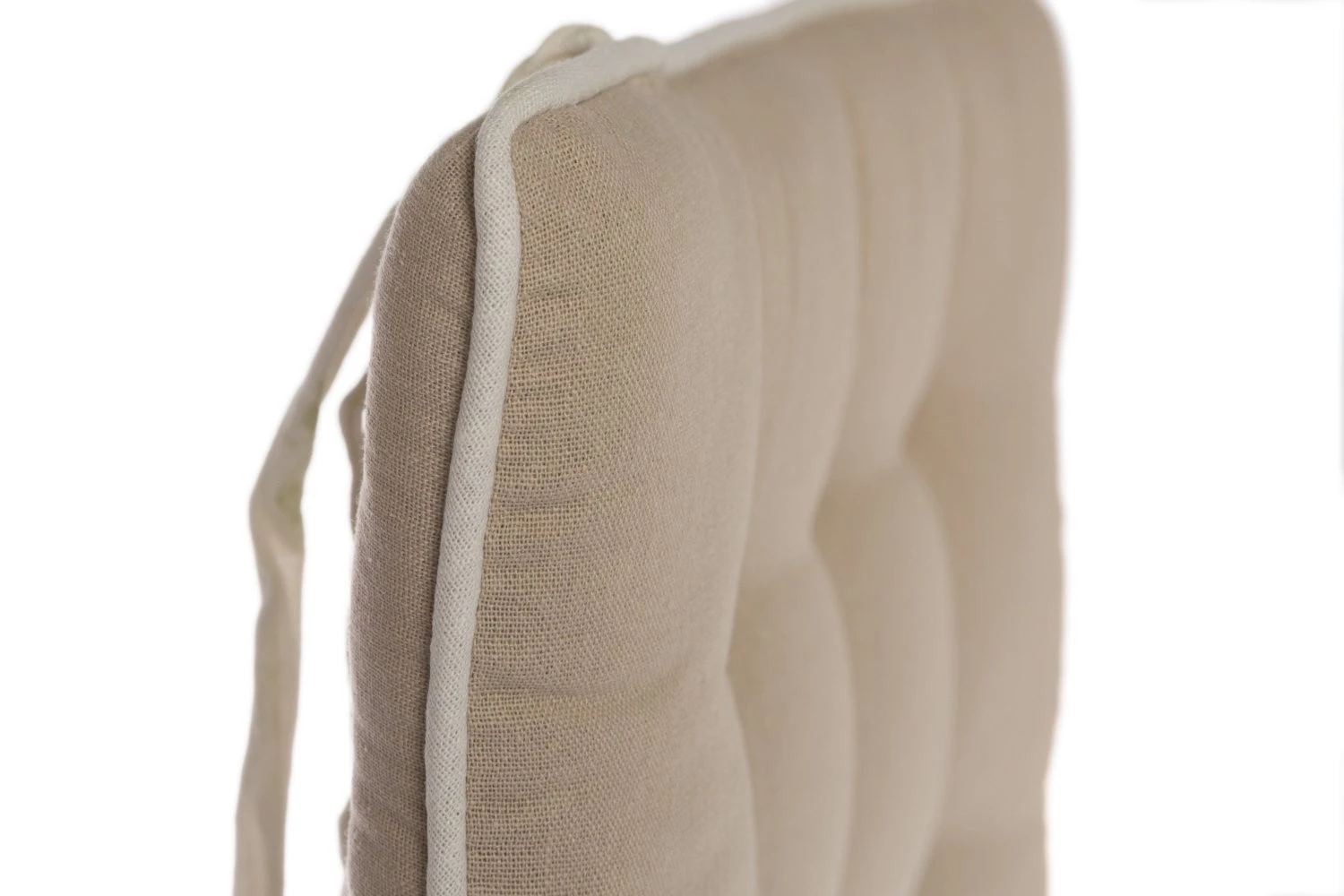 Sitzkissen CLASSIC - Beige - 40x40 cm - Bequemes Stuhlkissen für Esszimmer 4 Sitzkissen CLASSIC - Beige - 40x40 cm - Bequemes Stuhlkissen für Esszimmer – Bild 2