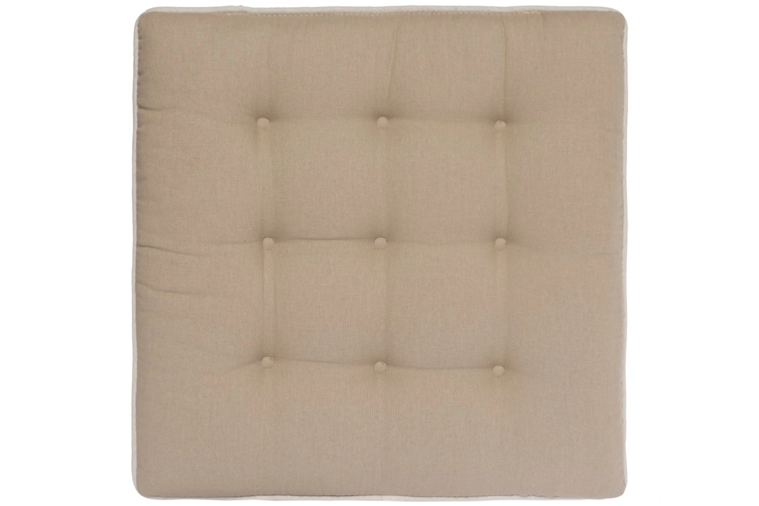 Sitzkissen CLASSIC - Beige - 40x40 cm - Bequemes Stuhlkissen für Esszimmer 3 Sitzkissen CLASSIC - Beige - 40x40 cm - Bequemes Stuhlkissen für Esszimmer
