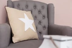 Beige-weißes Sofakissen mit Reißverschluss - 40x40 cm - Gemütliches Design für Wohnzimmer & Sofa -Heimtextilien Verkäufe 9003895200 03 1600Wx1600H