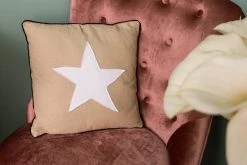 Beige-weißes Sofakissen mit Reißverschluss - 40x40 cm - Gemütliches Design für Wohnzimmer & Sofa -Heimtextilien Verkäufe 9003895200 04 1600Wx1600H