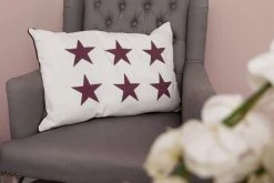 Grau-weißes Sofakissen mit Reißverschluss - 40x60 cm -Heimtextilien Verkäufe 9003895300 03 1600Wx1600H