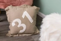 Creme Sofakissen mit Reißverschluss - 50x50 cm - Weiches Kissen für Wohnzimmer und Sofa -Heimtextilien Verkäufe 9003895400 04 1600Wx1600H