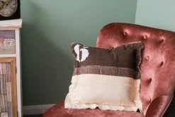 Braunes Sofakissen 50x50 cm mit Reißverschluss - Elegant & Praktisch -Heimtextilien Verkäufe 9003895600 04 1600Wx1600H