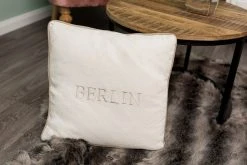 Kissen BERLIN - Weißes Sofakissen 45x45 cm - Modern & Bequem -Heimtextilien Verkäufe 9003895800 04 1600Wx1600H