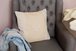 Sitzkissen BONHEUR BIG - Creme 40x40 cm - Bequemes Stuhlkissen für Esszimmer -Heimtextilien Verkäufe 9003896300 04 1600Wx1600H