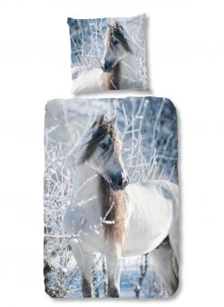 Biber-Bettwäsche - mehrfarbig - 135x200 cm