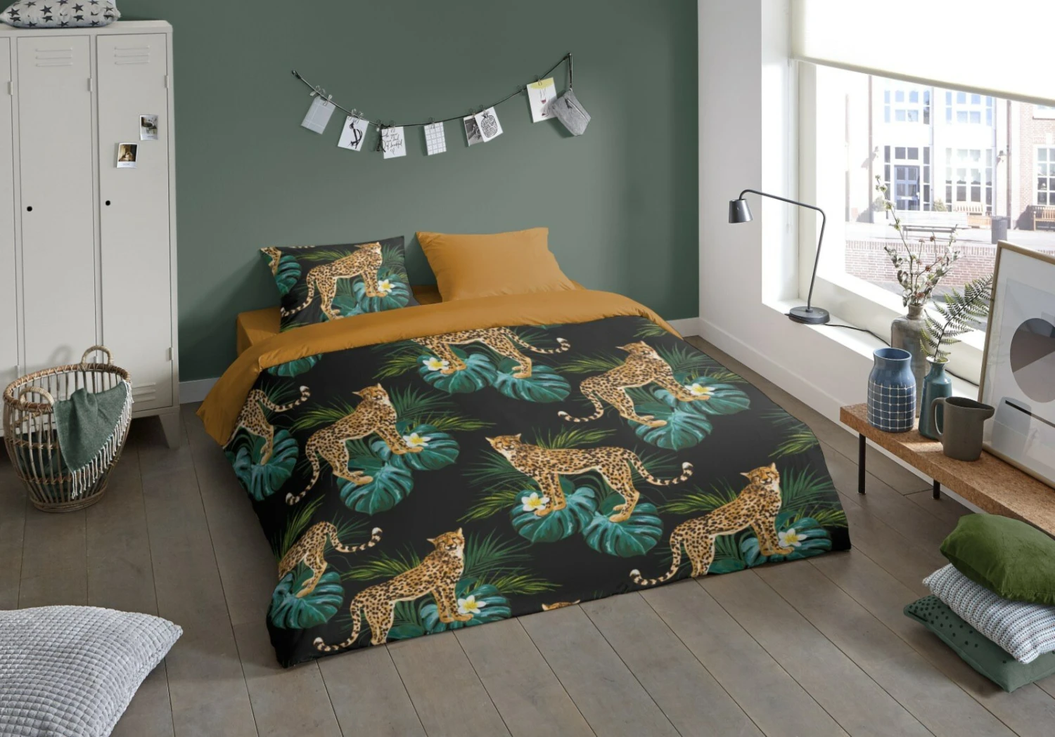 Microfaser-Bettwäsche Orange-Schwarz Paislay 135x200 cm - Weich & Atmungsaktiv 4 Microfaser-Bettwäsche Orange-Schwarz Paislay 135x200 cm - Weich & Atmungsaktiv – Bild 2