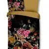 Senf-schwarze florale Microfaser-Bettwäsche, 135x200 cm - Weich und pflegeleicht 1 Senf-schwarze florale Microfaser-Bettwäsche, 135x200 cm - Weich und pflegeleicht -Heimtextilien Verkäufe 9003932200 1600Wx1600H
