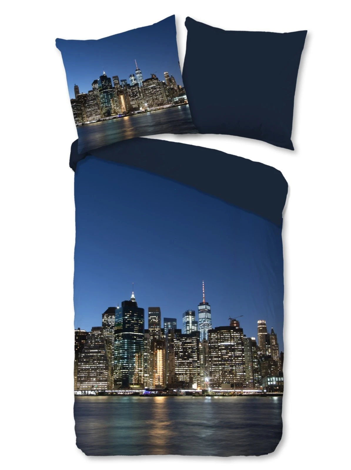 Bettwäsche - New York - dunkelblau - 135x200 cm 3 Bettwäsche - New York - dunkelblau - 135x200 cm