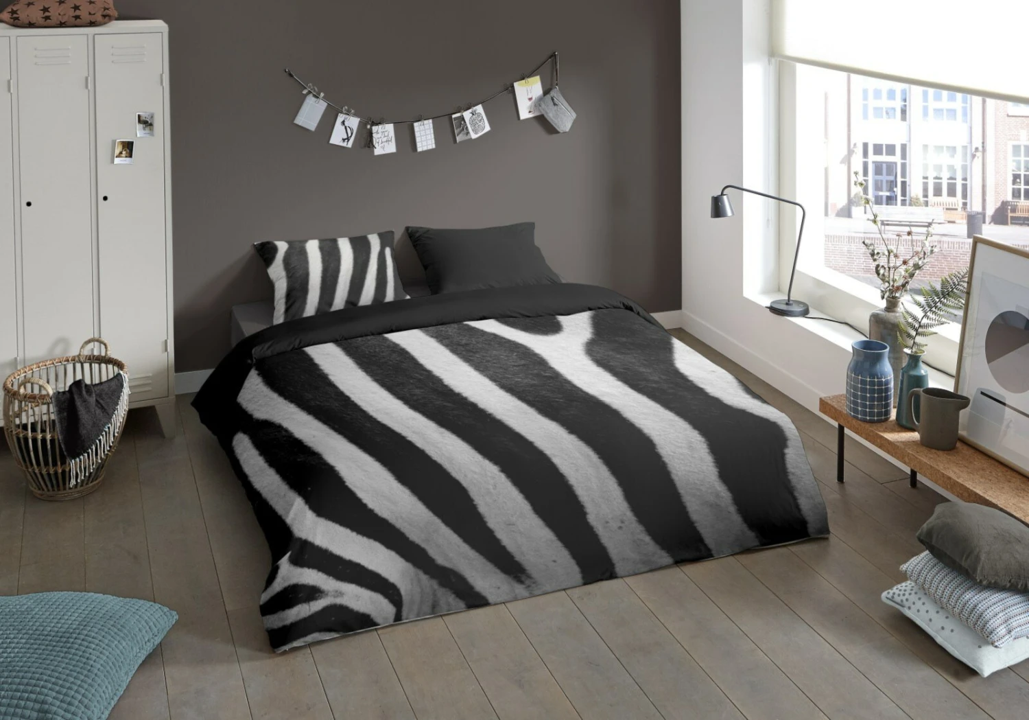 Microfaser-Bettwäsche Schwarz Zebra - 135x200 cm - Atmungsaktiv & Pflegeleicht 4 Microfaser-Bettwäsche Schwarz Zebra - 135x200 cm - Atmungsaktiv & Pflegeleicht – Bild 2