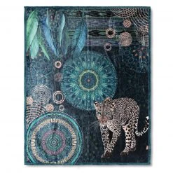 Wendedecke petrol-schwarz - 130x160 cm - Kuschelige Wohndecke für Zuhause -Heimtextilien Verkäufe 9003942500 03 1600Wx1600H