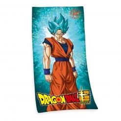 Badetuch DRAGONBALL - Multicolor - 75x150 cm - Hochwertiges Frottee-Handtuch