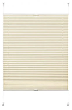 Plissee MIRONA - Beige, 50x130 cm | Modernes Sonnenschutz-Plissee