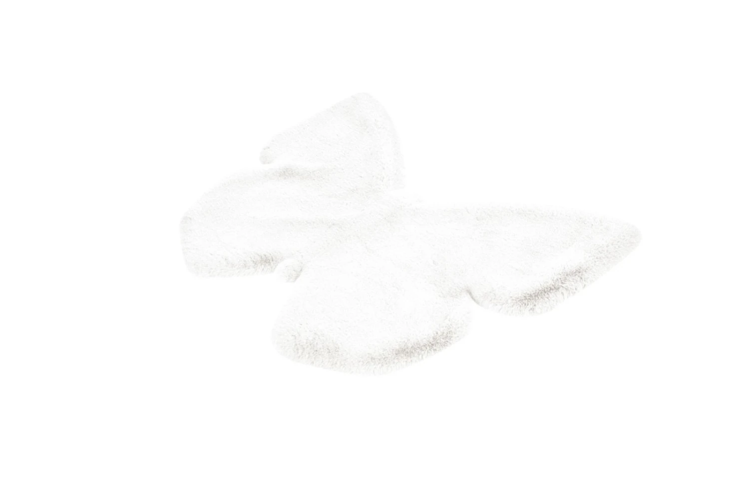 Kinderteppich Schmetterling - Weißer Spielteppich 70x90 cm für Kinderzimmer 3 Kinderteppich Schmetterling - Weißer Spielteppich 70x90 cm für Kinderzimmer