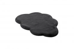 Kinderteppich Wolke Anthrazit 60x90 cm - Weicher Spielteppich für Kinderzimmer