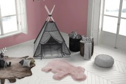 Kinderteppich Nilpferd Rosa - 55x90 cm - Weicher Spielteppich für Kinderzimmer -Heimtextilien Verkäufe 9004040100 04 1600Wx1600H