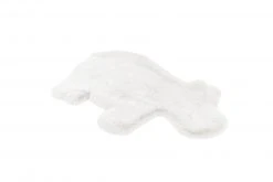 Kinderteppich Nilpferd Weiß 55x90 cm - Weich & Sicher für Kinder