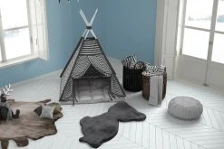 Kinderteppich Tiger Anthrazit 69x90 cm - Spielteppich für Kinderzimmer -Heimtextilien Verkäufe 9004040300 04 1600Wx1600H