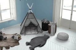 Kinderteppich Pinguin Anthrazit 52x90 cm - Spielteppich für Kinderzimmer -Heimtextilien Verkäufe 9004040700 04 1600Wx1600H